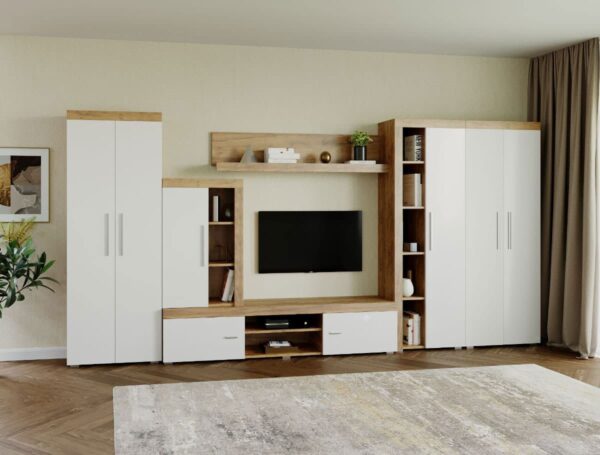 Mobila sufragerie - Living Milan C4 DUO Stejar